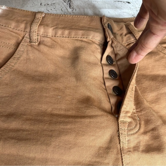 PacSun High Waisted Boyfriend Carpenter Shorts Size 26 - Picture 4 of 10